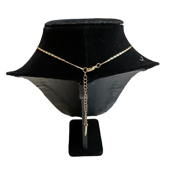 Steve Madden Necklace Womens Evil Eye Quartz Celestial Charm Crystal Gold - Picture 5 of 9